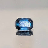 Wholesale, Natural Medium Blue Sapphire, 5x3, 5x4, 6x4, 7x5, or 8x6mm Emerald Cut, VS loose stone, September Birthstone
