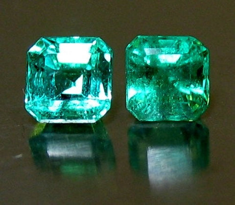 Wholesale, Natural Colombian Emerald, 1.5-4.5mm Square Cut, VS., May Birthstone, Loose Stone, Accent Stone