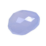 Wholesale, Natural American Blue Chalcedony Faceted Drop/Pear (Cabochon) 16x11x8, 14ct Top Quality, USA Natural Mined Stone