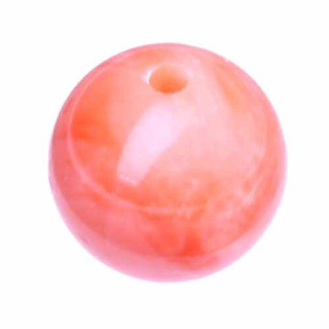 Wholesale, Natural Red Coral Bead, Single Bead, Top Quality 4mm, 5mm, 6mm, or 7mm, Fully Drilled