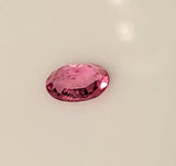 0.78ct, Natural Medium Pink Sapphire, 8x6mm Oval, SI loose stone, September Birthstone, Large Stone, Loose stone, Solitaire