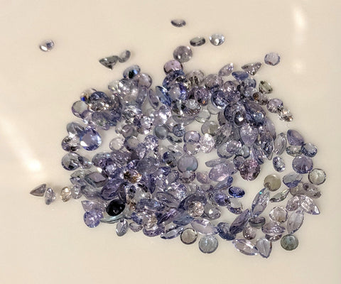 Sale!!!, 10ct Natural Blue Tanzanite Mixed Lot, VVS-VS, Marquise, Round, Pear, 2mm-4mm size