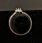 Solid Sterling Silver or 14kt Gold 3mm Round 4 Prong Birthstone Pre-Notched Blank Ring Size 4-7 setting 163-872/143-872