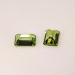 Matched Pair, Natural Genuine Pakistani Peridot, 7x5 Emerald Cut, 2.05tcw VVS, Loose Stone, August Birthstone, Lot