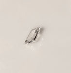 1.74ct, Natural (Genuine) White Clear Sapphire, 8x6mm Emerald Cut, VVS loose stone, September Birthstone, Diamond Like