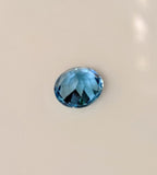 1.5ct, Natural African Swiss Blue Topaz, 7mm Round, VVS Eye Clean, Loose Stone, Exceptional Color, Unique Stone, Wholesale