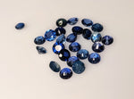 Lot of 5ct, Natural Medium-Dark Blue Sapphire, 3.5mm Round, VS loose stone, September Birthstone, Bulk Stones