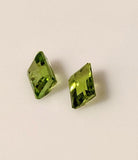 Matched Pair, Natural Genuine Pakistani Peridot, 7x5 Emerald Cut, 2.05tcw VVS, Loose Stone, August Birthstone, Lot