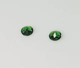 SALE!!!, Pair, Natural Genuine African Tsavorite Green Garnet, 4mm Round Faceted, VS loose stones, January Birthstone