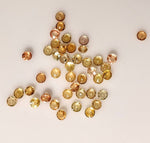 SALE!!! Wholesale Lot, 10 tcw Natural Golden Yellow Sapphire, 3-3.5mm Round, VS loose stone, September Birthstone, Bulk