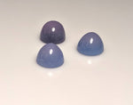 Sale!!! Lot of 3, Natural American Blue Chalcedony Round (Cabochon) 10mm Top Quality, USA Natural Mined Stone