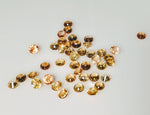 SALE!!! Wholesale Lot, 10 tcw Natural Golden Yellow Sapphire, 3-3.5mm Round, VS loose stone, September Birthstone, Bulk