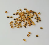 SALE!!! Wholesale Lot, 10 tcw Natural Golden Yellow Sapphire, 2.5-3mm Round, VS loose stone, September Birthstone, Bulk