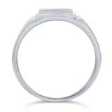 Sterling Silver 6x4mm Oval Side Set Tapered Cabochon Ring Mounting, blank Cab (Cabochon) setting Size 6-8, 9264298