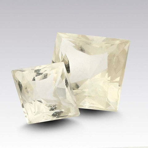 USA, Natural Genuine Oregon Champagne Sunstone, 4mm, 6mm, 8mm Princess Cut, VVS, Loose Stone, Mined and Cut in USA