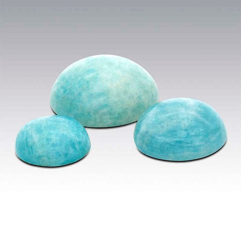 USA Natural  Amelia Teal Amazonite Cab (Cabochon) 8mm, 10mm,  12mm Round Cabochon (Cab), Mined and Cut in USA