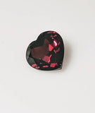 Wholesale, Natural Genuine African Garnet, 4, 5, 6, 7, 8, 9mm Heart Cut, VVS Eye Clean loose stone, January Birthstone