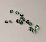 1tcw, Natural Genuine Russian Chrome Diopside, 3mm Round Faceted, VVS loose stone, wholesale, Bulk stones