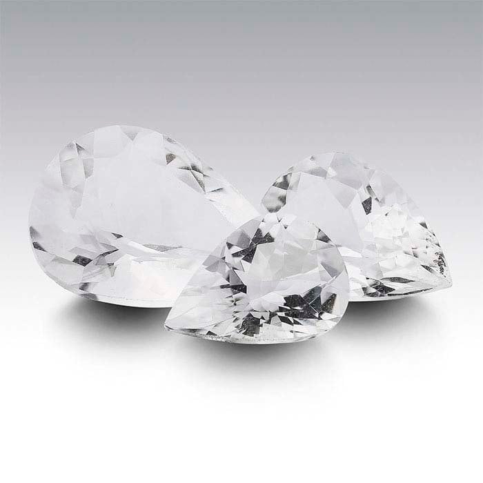 USA, Natural Genuine Arkansas Ice Quartz, White Clear