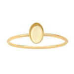 14/20 Yellow Gold-Filled 6x4 - 10x8mm Oval Cabochon Ring Mounting, blank Cab (Cabochon) setting Size 5 to 8