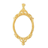 14K Yellow Gold 18x13mm, 25x20mm, 30x22mm, or 40x30mm Oval Cameo or Cabochon Pendant Mounting, Open Back, New