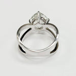 Blank, custom made Ring, 5mm - 10mm square cut, Sterling Silver or 14kt Solid White, Yellow, or Rose Gold, create your own