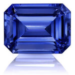 Wholesale, Bright Blue Lab Created Sapphire Emerald Cutl, 6x4, 7x5, 8x6, 9x7, 10x8, 11x9, 12x10, 14x10, or 16x12mm VVS Eye Clean
