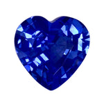 Wholesale, Bright Blue Lab Created Sapphire 4-8mm Heart Diamond Cut, VVS Eye Clean