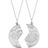 Sterling Silver Miz Pah Coin Necklace