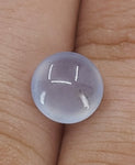 2.09ct Natural American Blue Chalcedony Round (Cabochon) 8mm Top Quality, USA Natural Mined Stone