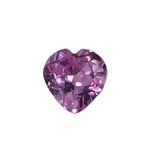 0.575ct Natural Medium Pink Sapphire, 5mm, Heart VVS Eye Clean loose stone, September Birthstone