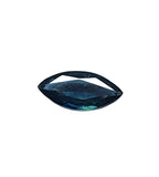0.480ct Natural Medium-Dark Greenish Blue Sapphire, 8x4 Marquise, VS loose stone, September Birthstone