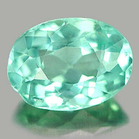 Unheated 0.88ct Oval Natural Paraiba Color Apatite, Natural Gemstone, Earth Mined. VVS Clean Stone