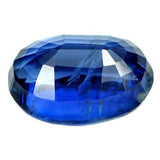 3.47ct, Natural Vivid Royal Blue Kyanite, 10x8mm Oval, SI loose stone, September Birthstone