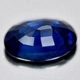1.09ct, Natural Vivid Medium-Dark Blue Sapphire 7x5mm Oval, VS loose stone, September Birthstone, VS Clarity