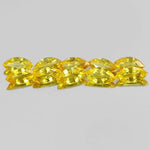 Sale!!!   1.63tcw, Natural Vivid Medium Yellow Songea Sapphire 5x2.5mm, VS loose stones, 10 Pieces September Birthstone, VS Clarity