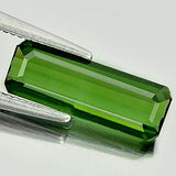1.29ct Natural Genuine African Green Tourmaline, 13x5 Tourmaline Cut Faceted, VVS loose stone Eye Clean