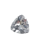 1.51ct, Natural (Genuine) White Clear Sapphire, 7mm Trillion Cut, VVS loose stone, September Birthstone, Diamond Like