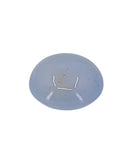 2.09ct Natural American Blue Chalcedony Round (Cabochon) 8mm Top Quality, USA Natural Mined Stone