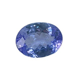 1.895ct, Natural Slightly Purplish Blue Tanzanite, 9x7mm Oval Cut, VS, Loose Stone, Solitaire