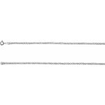 925 Solid Sterling Silver Very Light, Light, Medium, Heavy French Rope Chain 16", 18", 20", 24", New