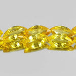 Sale!!!   1.63tcw, Natural Vivid Medium Yellow Songea Sapphire 5x2.5mm, VS loose stones, 10 Pieces September Birthstone, VS Clarity