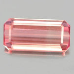 0.64ct Natural Genuine African Pink Tourmaline, 8x4 Tourmaline Cut Faceted, VVS Eye Clean loose stone