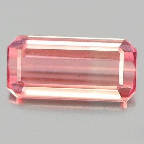 0.64ct Natural Genuine African Pink Tourmaline, 8x4 Tourmaline Cut Faceted, VVS Eye Clean loose stone